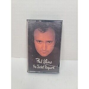 Vintage Phil Collins No Jackets Required (1985 Atlantic Cassette) 7 81240-4